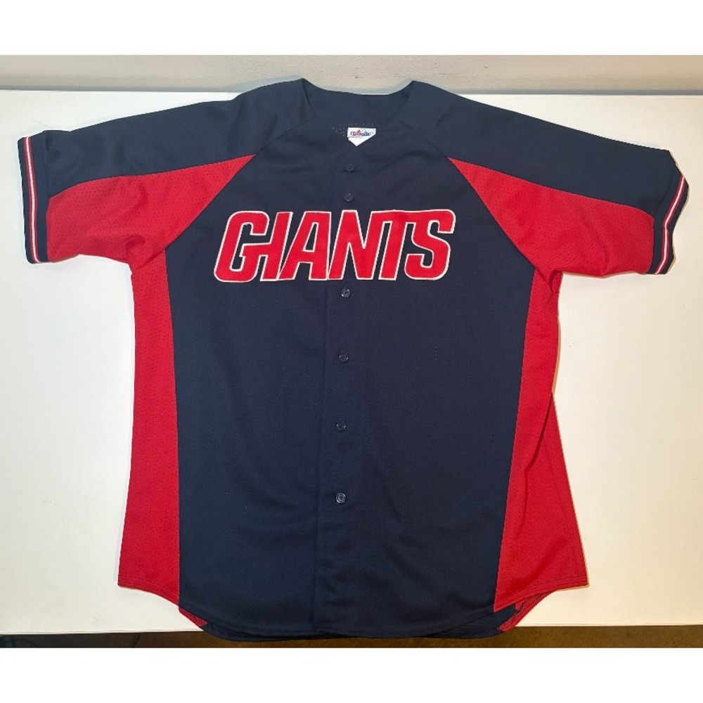 Vintage Men's New York Giants NFL Majestic Baseball Style Jersey | XL